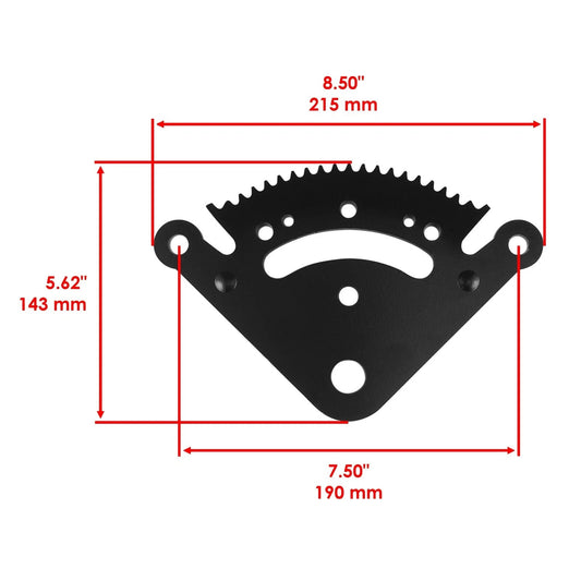 Steering Sector & Pinion Gear W/Bushings for John Deere 155C 190C