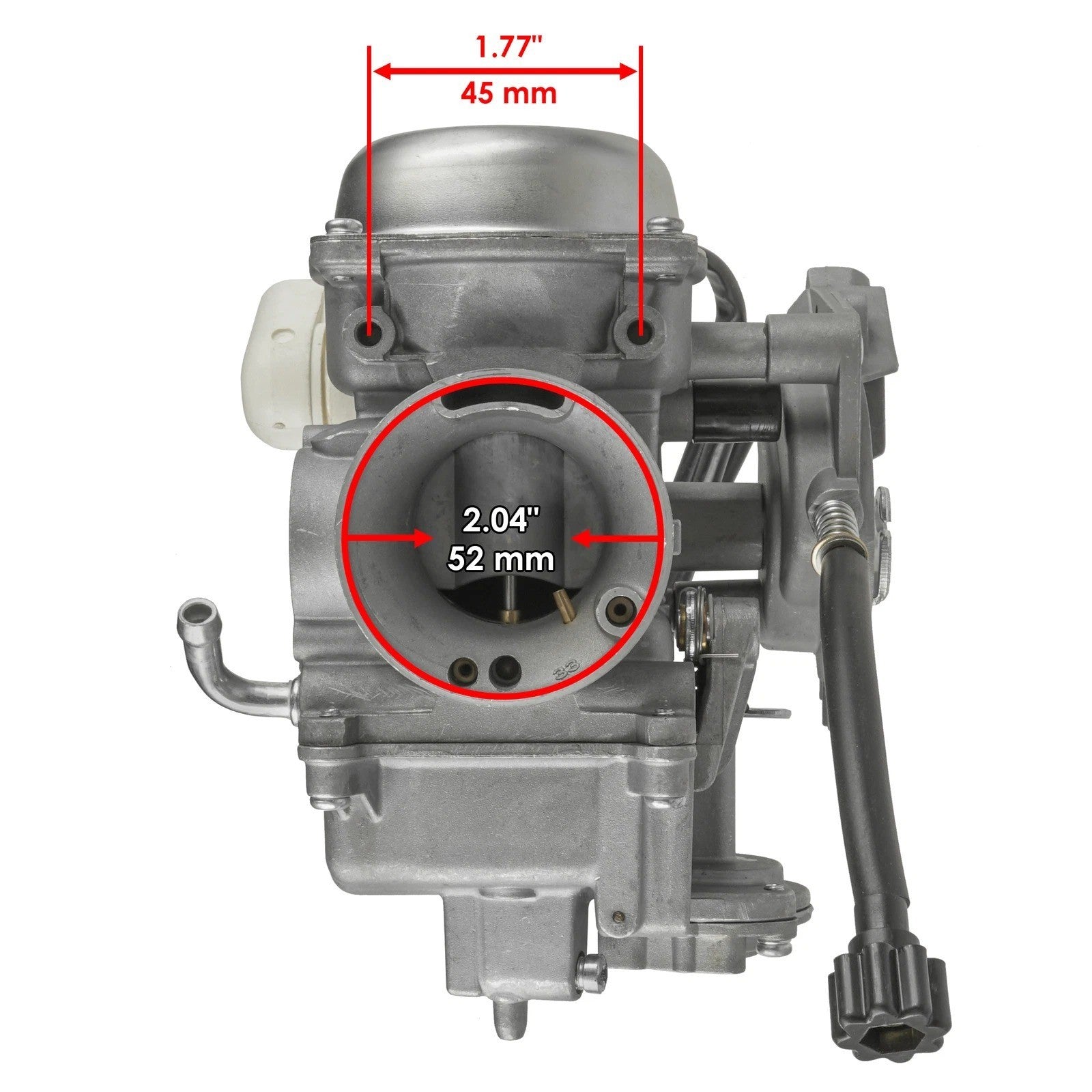 Caltric Carburetor For Arctic Cat 650 H1 4x4 Automatic M4 TBX TRV FIS 2007