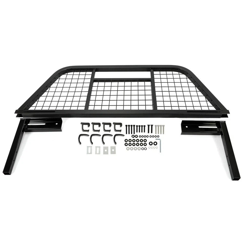 HECASA For Chevrolet full-size pickup truck Headache Rack Extendable Steel Back