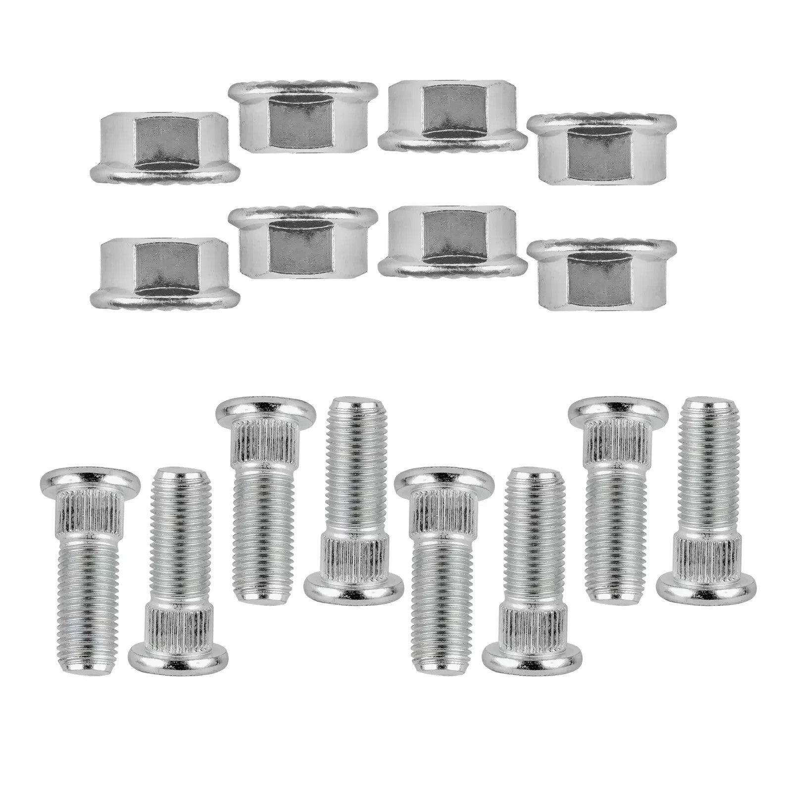 8PCS Wheel Nut And Stud for Polaris ATV UTV 7515513 7547211 7542459 3/8"-24