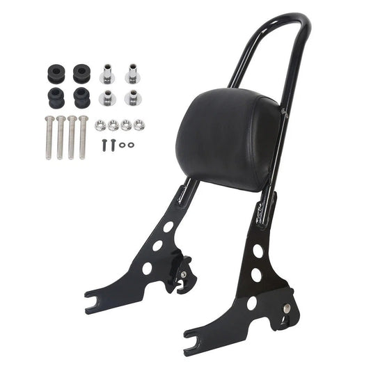 Black Detachable Sissy Bar Backrest For Harley Sportster 883 1200 XL 2004-2022