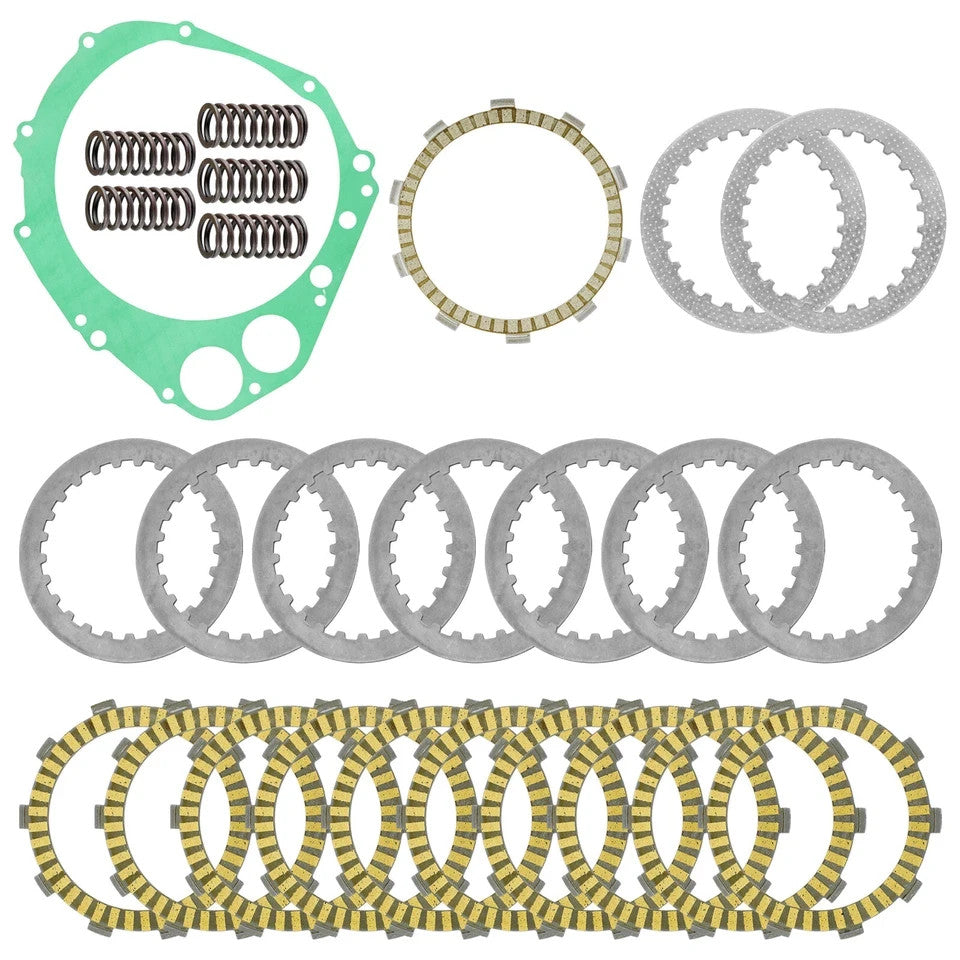 Clutch Friction Plates Gasket Springs Kit for Suzuki GSXR750 GSX-R750 2000-2003