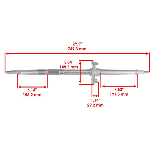 Caltric Rear Axle Shaft for Honda 42310-HF7-000 Rear Axle Shaf  TRX90 / X