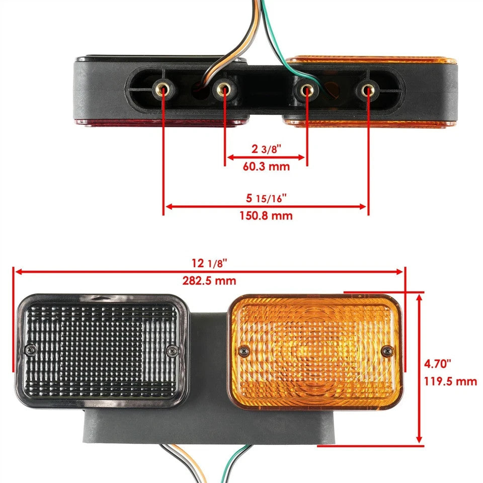 Left & Right Taillight For John Deere 3035D 3043D 4044M 4049M LVA18272 LVA18273