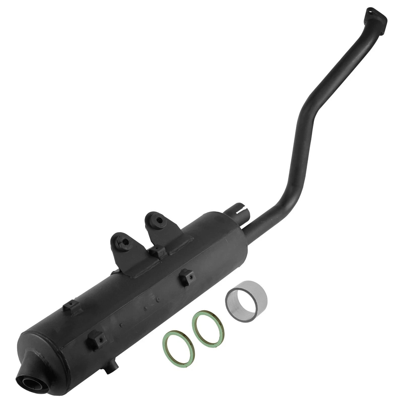 Exhaust Muffler W/Gasket For Kawasaki Brute Force 650 KVF650D KVF650 D 4X4 05-13