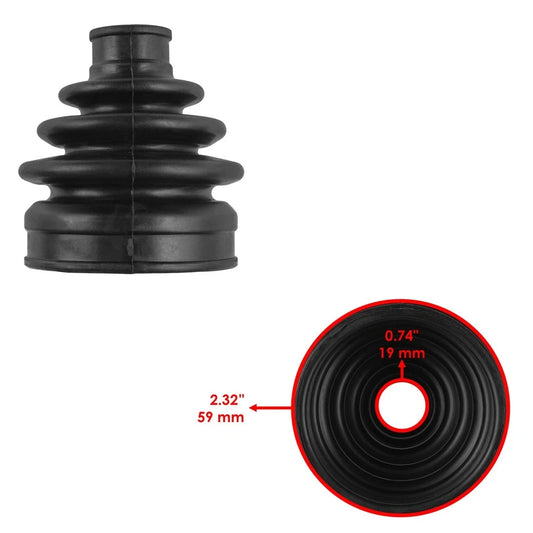 Front Axle Inner Outer CV Boot Kit for Honda TRX420FE TRX420FM Rancher 420 4X4