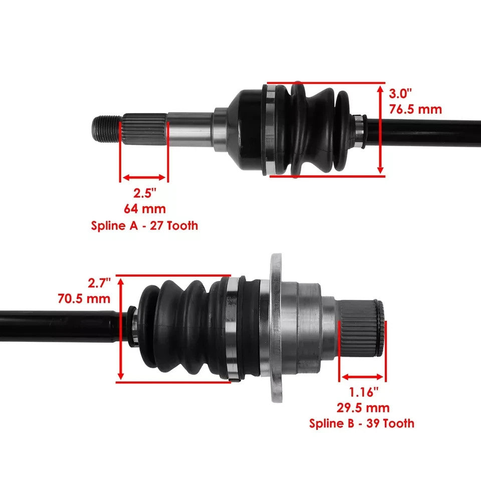 Rear Left Complete CV Joint Axle For Yamaha Rhino 450 YXR450F 4X4 2006-2009