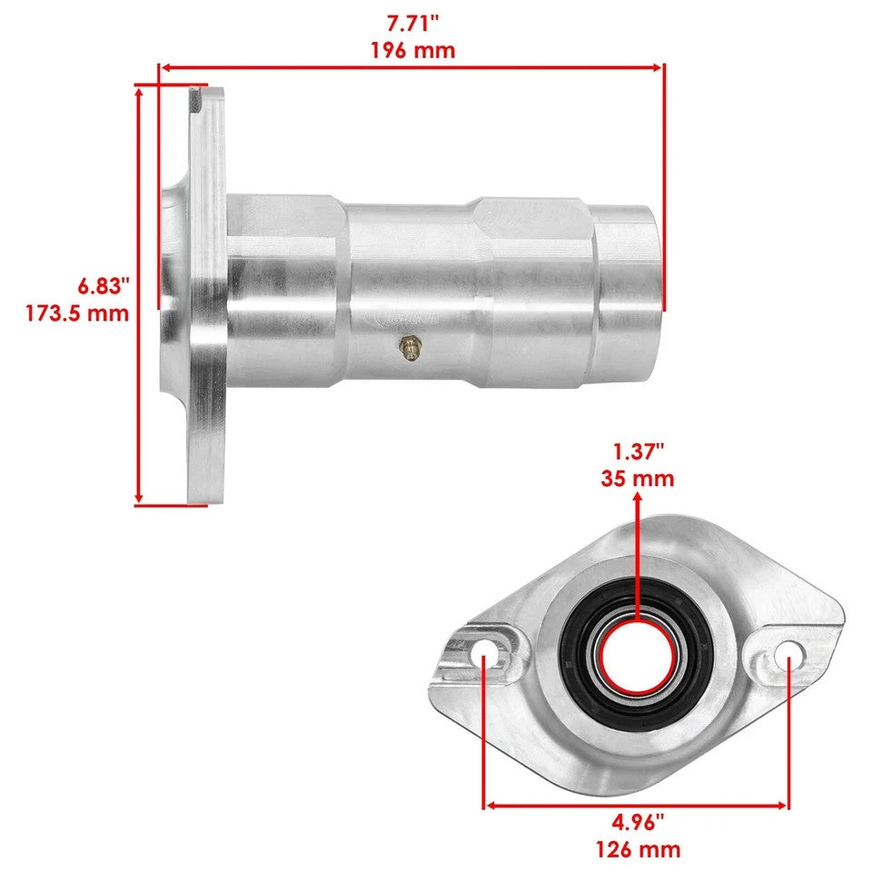 Rear Axle Shaft And Bearing Carrier Hub for Yamaha Raptor 660 R YFM660R 02-2005