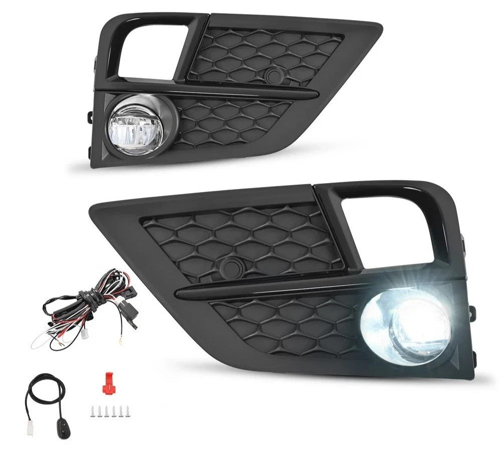 HECASA For Honda Odyssey 2018-20 High Brightness LED Bumper Fog Lights Kit Pair