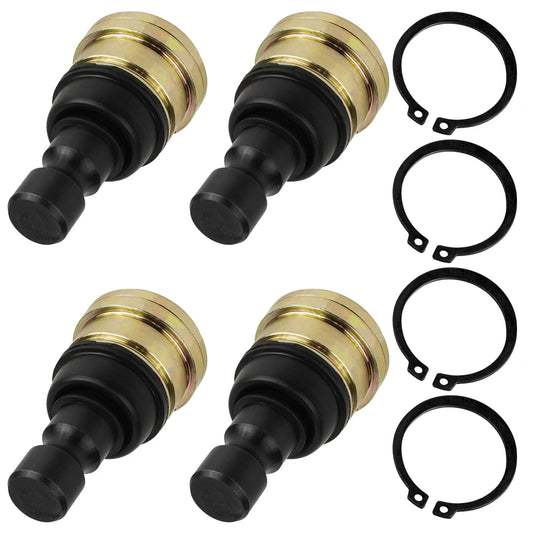 4 Front Suspension Lower and Upper Ball Joint For Polaris Ranger XP 900 13-2019