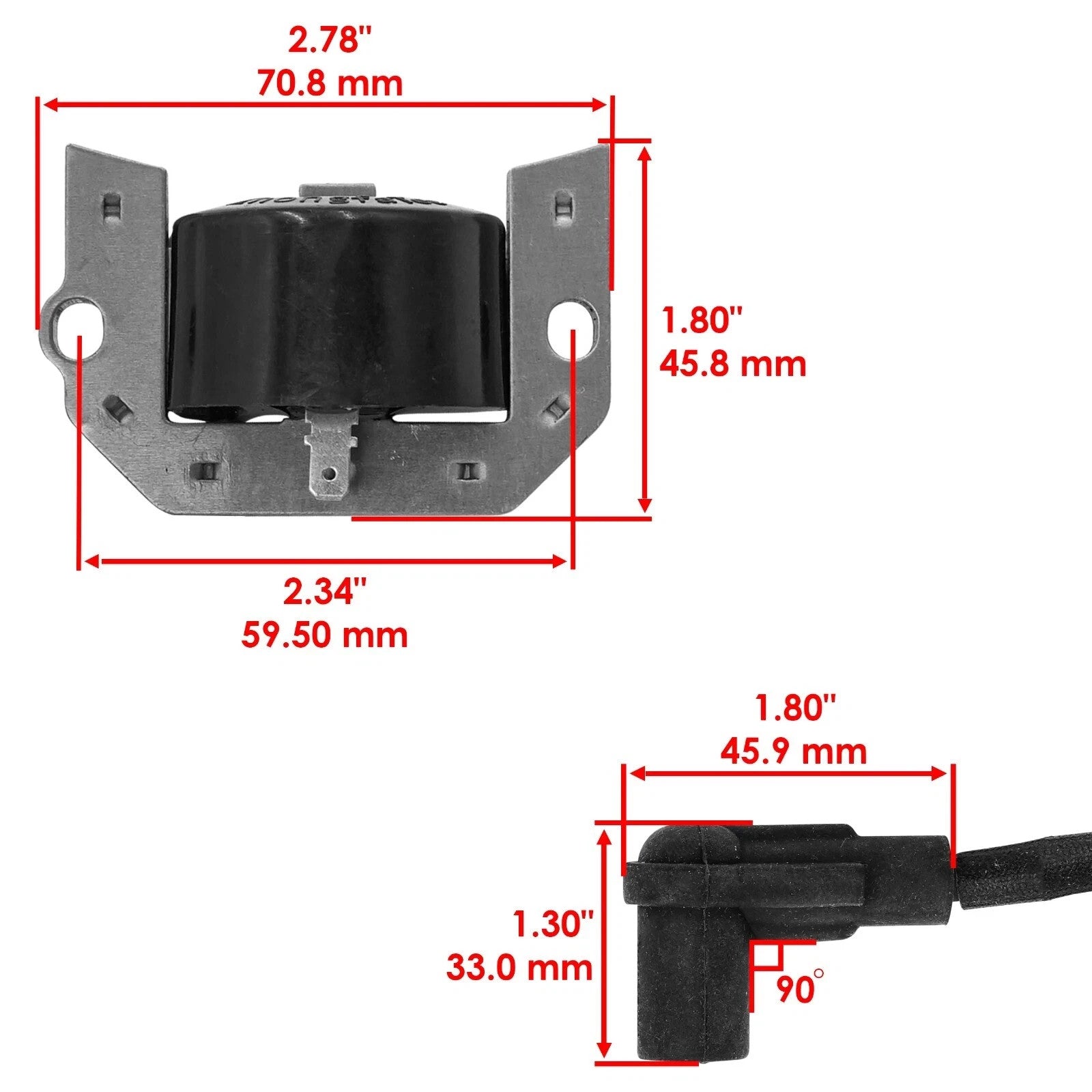 Ignition Coil For Cub Cadet GF1748 / Z-Force 60 / M48-KW / RZT-50 / RZT-54