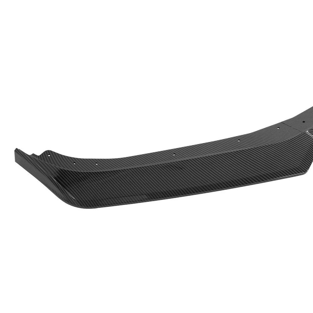 Front Bumper Lip Spoiler Carbon Look 3PCS For 2016-24 Chevy Camaro LT/LS/RS/SS