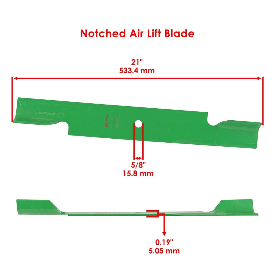 High Lifter Blade For Husqvarna PZ60 PZT60 P-ZT6126 P-ZT6128 ZeroTurn Commercial