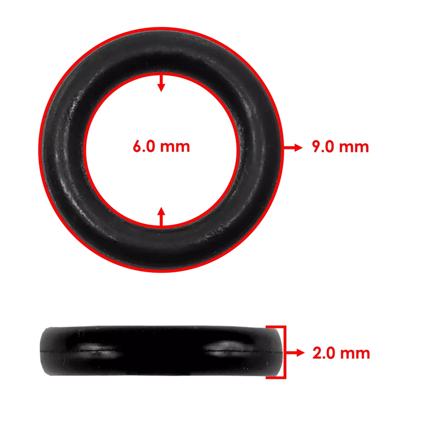Caltric Water Pump Mechanical Seal Rebuild Kit for Kawasaki KLR650 KL650 1987-22