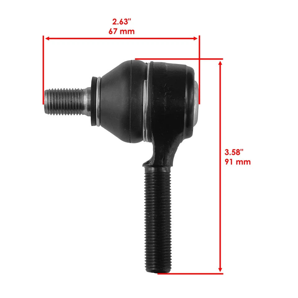 for John Deere Gator RSX 850i 860i UTV Ball Joints Tie Rod End