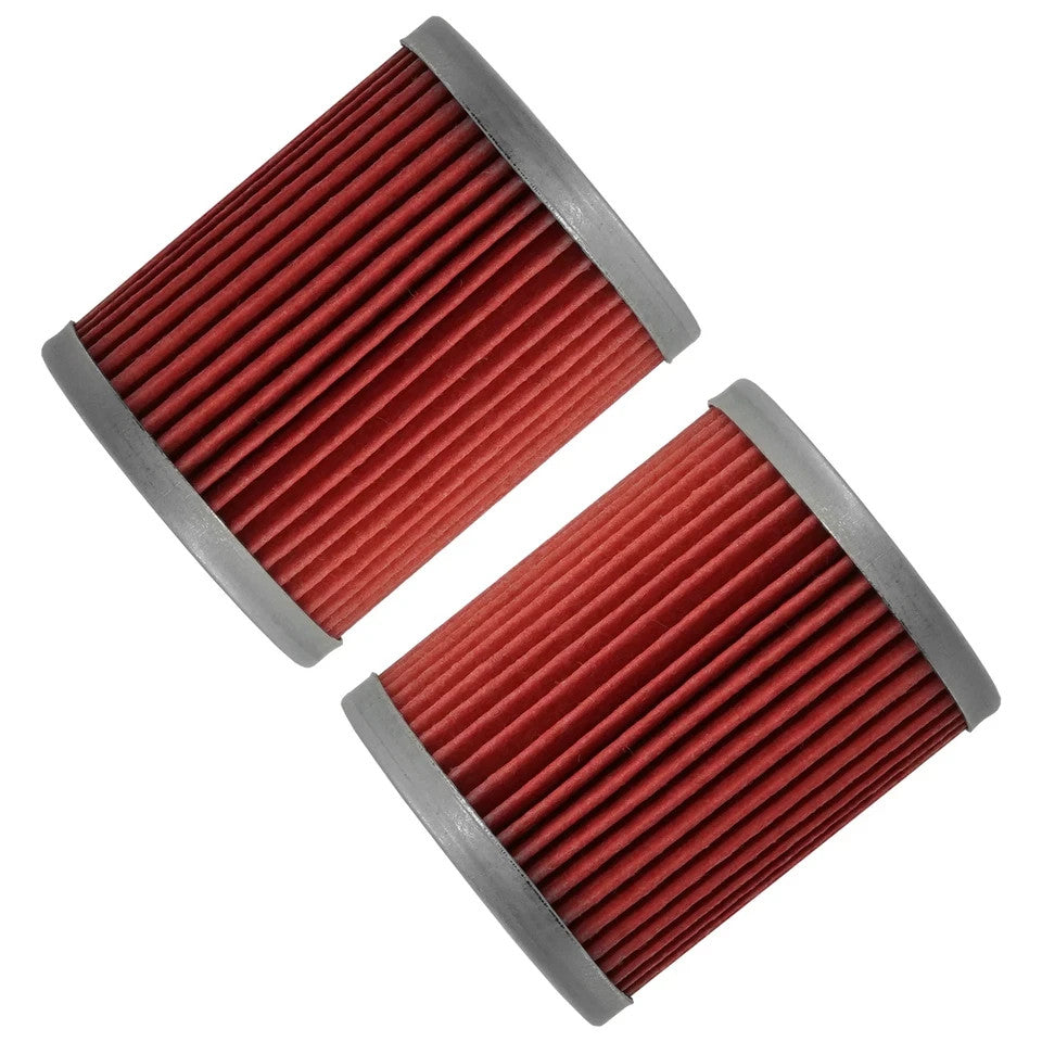 for Suzuki LT250 LT250E LT250EF LT250S Quad Runner 85 86 88-96 Oil Filter 2-Pack