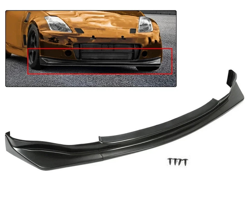 For 03 04 05 Nissan 350z Z33 JDM Style PP Front Bumper Lip Kit NS N Urethane