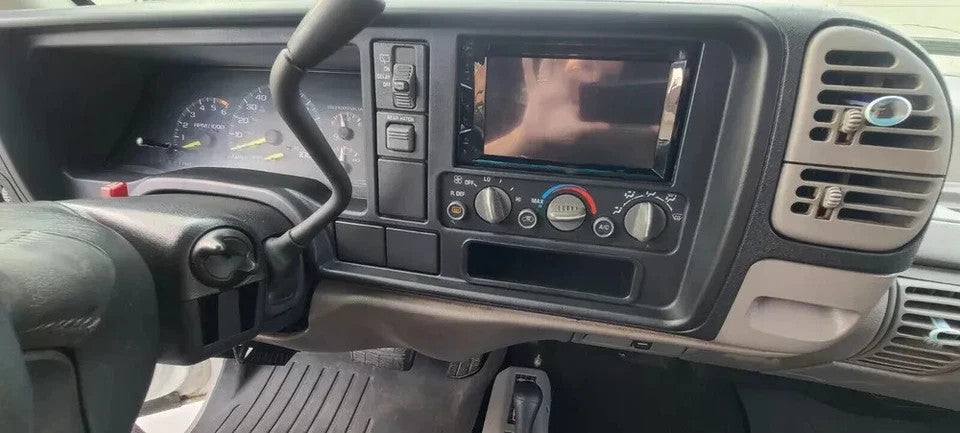 Double DIN Truck Dash bezel Kit For 95-02 GMC Full Size Trucks / SUVs Black