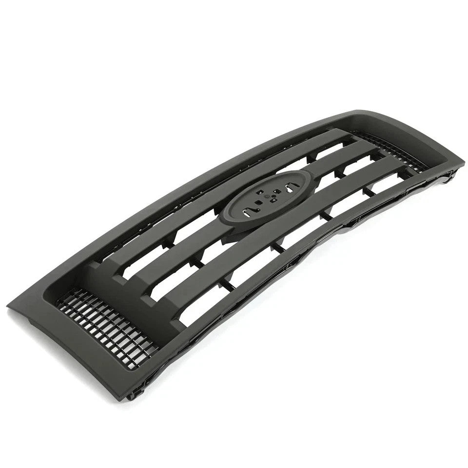 HECASA Paint Black Front Grille For 09-14 Ford F-150 F150 XLT Replace FO1200510