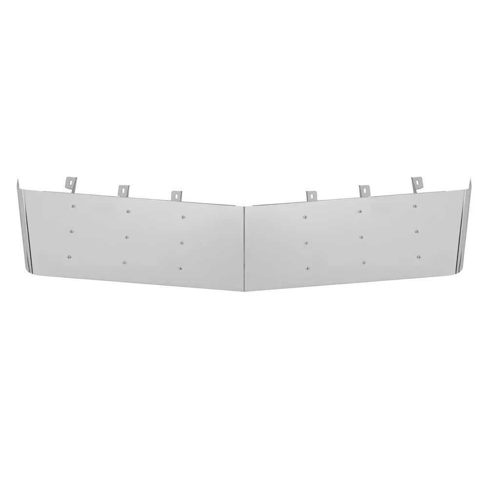 For Kenworth W900B/ W900L/W900S 84-98 13" Drop Visor Flat Windshield Silvery