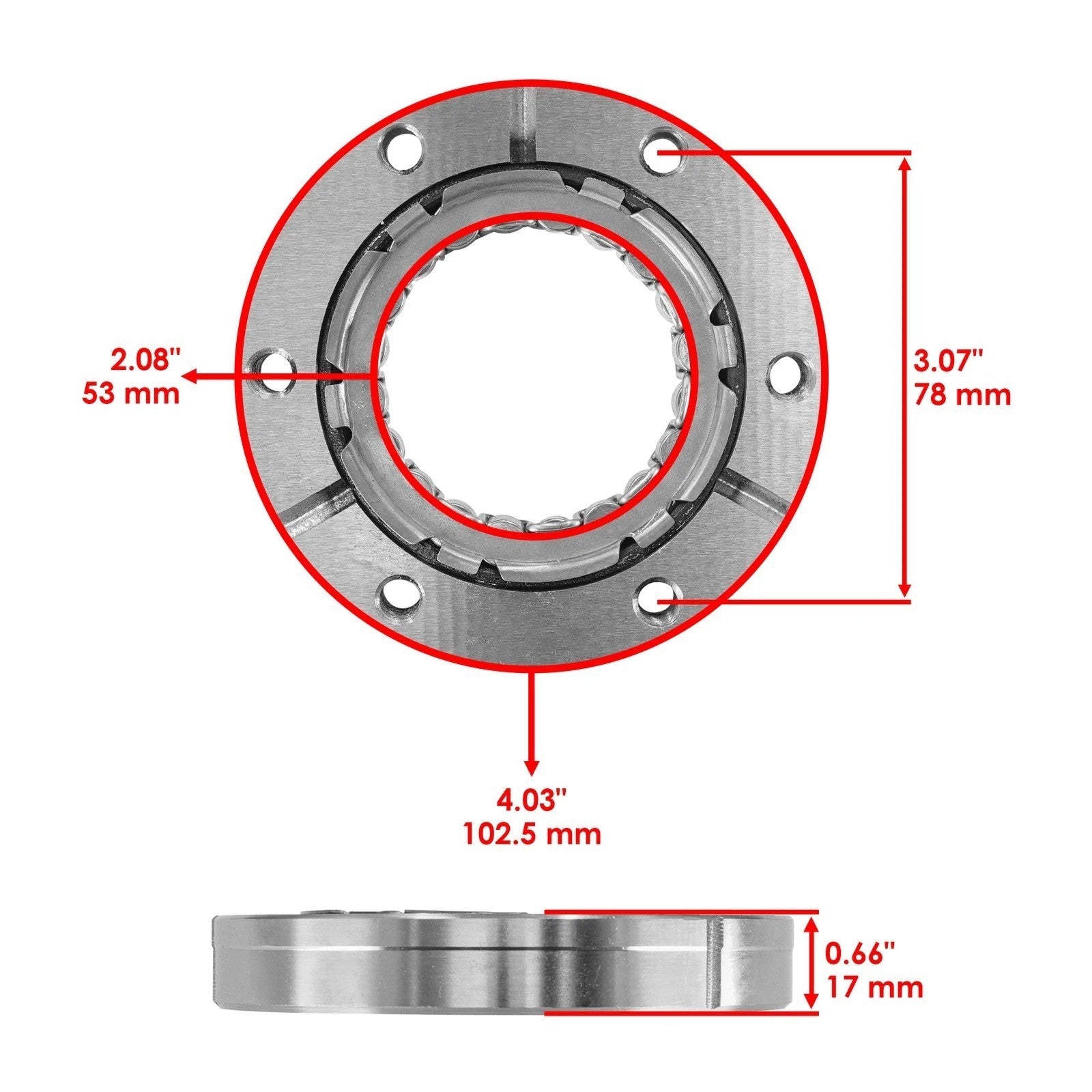 Starter Clutch One Way Bearing For Honda TRX500 FA Foreman Rubicon 500 2015-2019