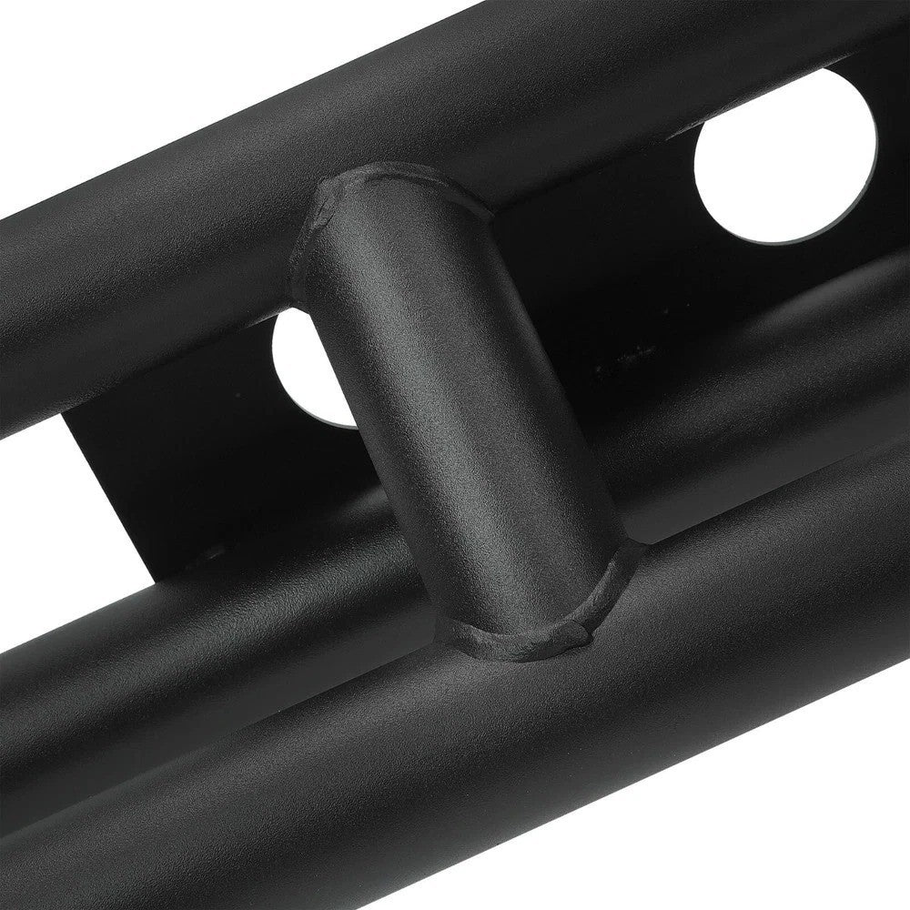 For 07-18 Jeep Wrangler JK 2-Door Black Side Armor Step Running Board Nerf Bars