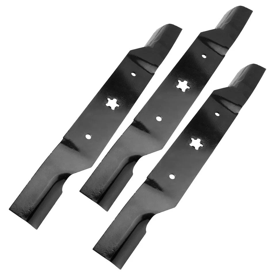 18 1/2 inch x 5 Point Star 54" Deck Notched High Lift Blade For Husqvarna Poulan