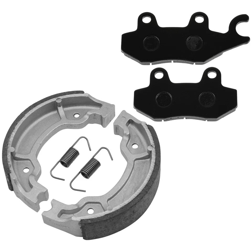 Front Brake Pads and Rear Brake Shoes for Yamaha TTR230 TT-R230 2005-2020