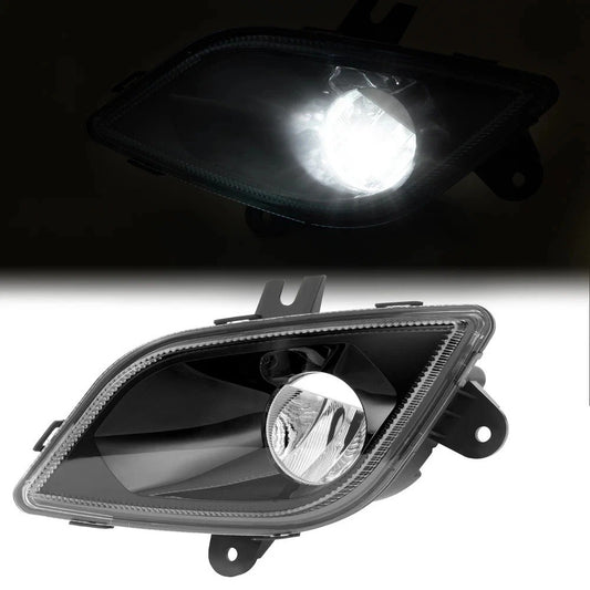 HECASA Left LED Fog Light For Freightliner Cascadia 2018-2024 Black Driving Lamp