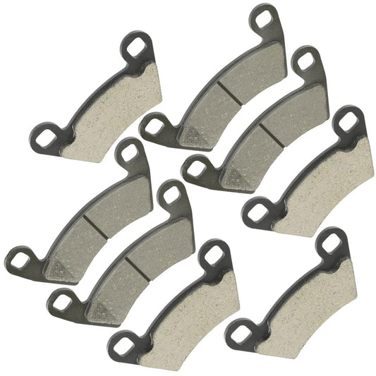 Caltric Front and Rear Brake Pads for Polaris Ranger XP 700 2008