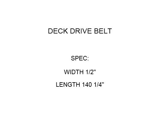 Deck Drive Belt For John Deere L130 LA130 LA140 LA145 LA155 GX21833 GX20571