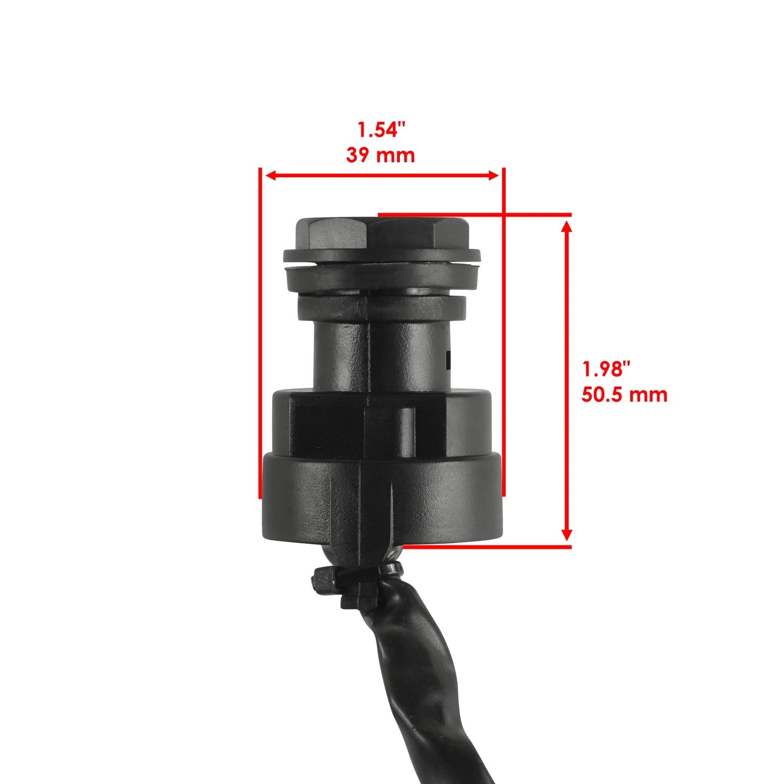 Caltric Ignition Key Switch for Yamaha Raptor 350 YFM350 2004-2013 Atv