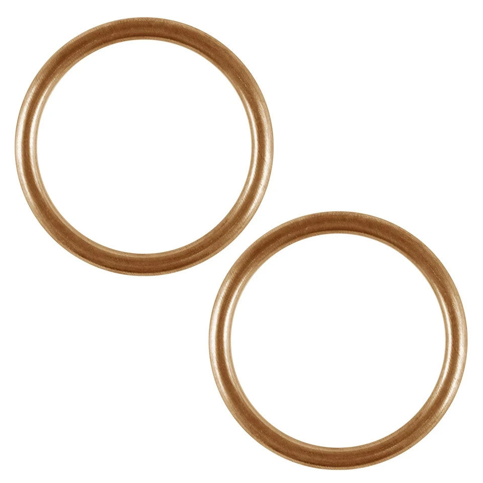 2x Caltric Exhaust Pipe Gasket For Honda Shadow Aero 1100 VT1100C3 2001-2002