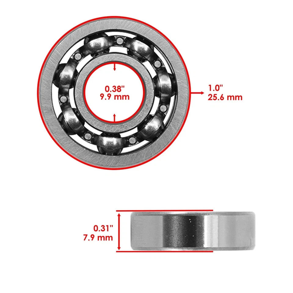Caltric Water Pump Seal & Bearing for Suzuki RM125 1996-2000 / RM250 1996-2000