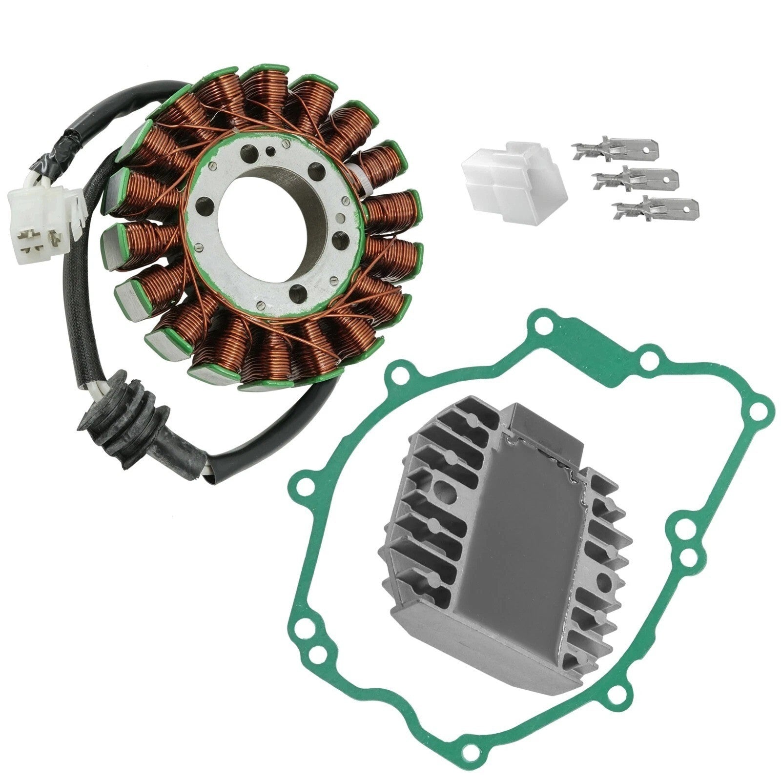 Stator And Regulator Rectifier With Gasket For Yamaha YZF-R6S YZF R6S 2006-2009