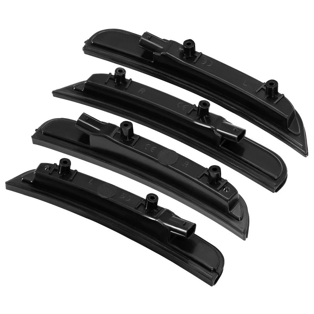 HECASA For Dodge Charger 15-22 Front+Rear Fender Side Marker Light Lamp LED Set