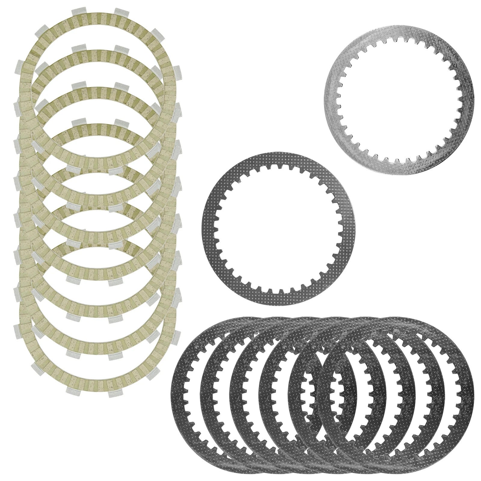 Clutch Friction and Steel Plates Kit for Kawasaki Vulcan 1600 VN1600 2003 - 2008