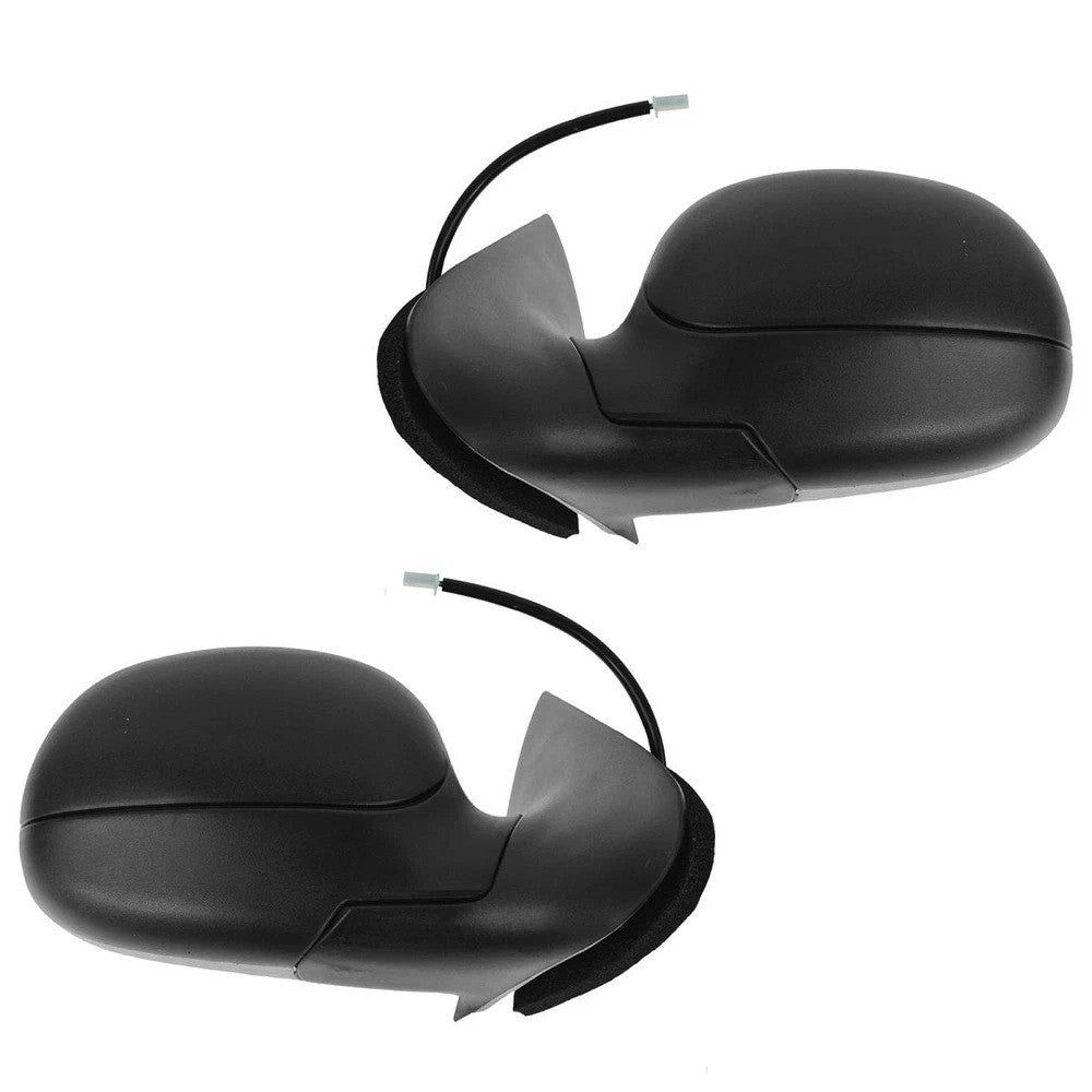 Mirror Side View Power Textured Black LH RH Pair Set for Ford F150 F250