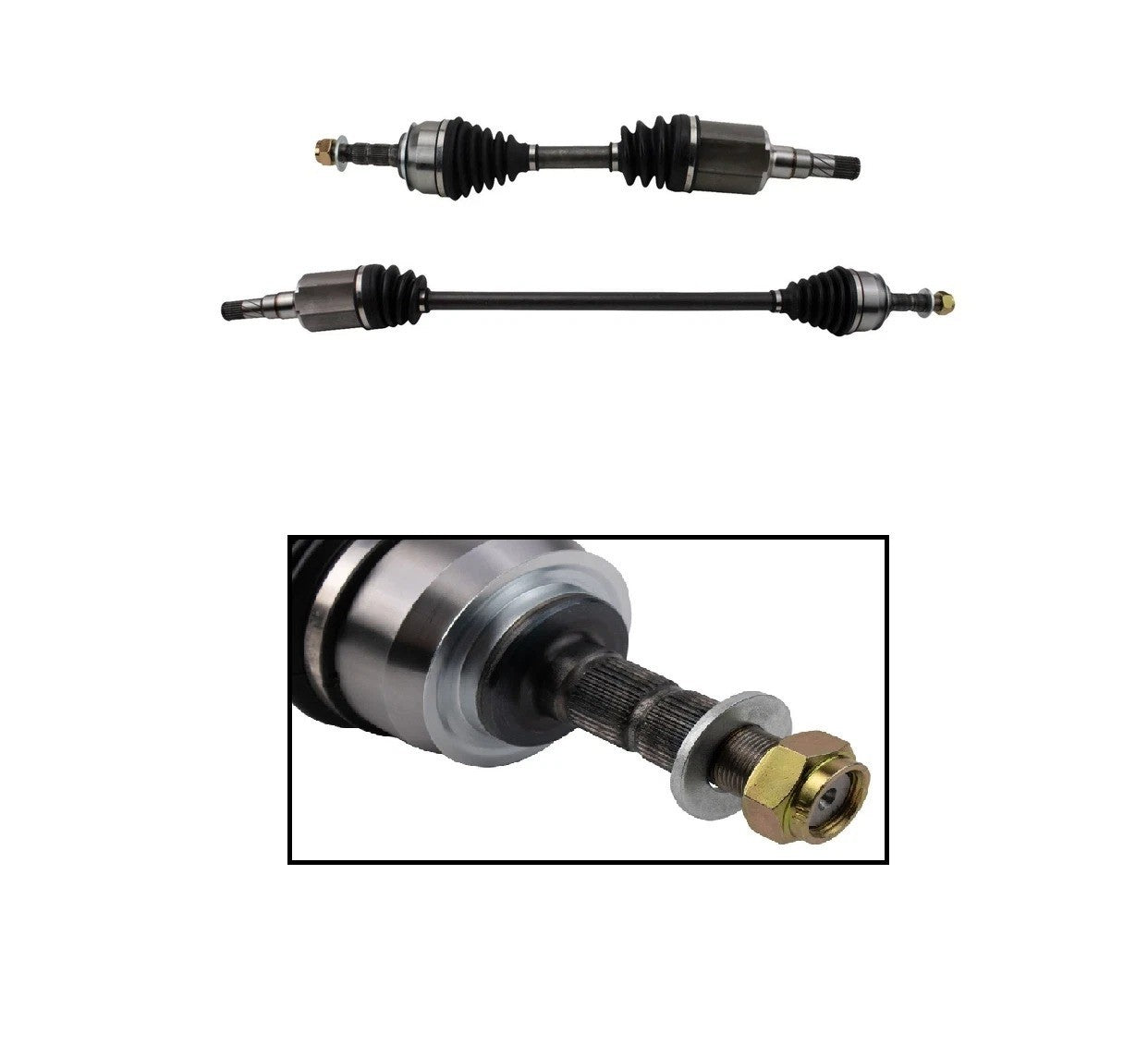 Front CV Axle Shaft Set For 2011-2015 Chevrolet Cruze 2016 Cruze Limited