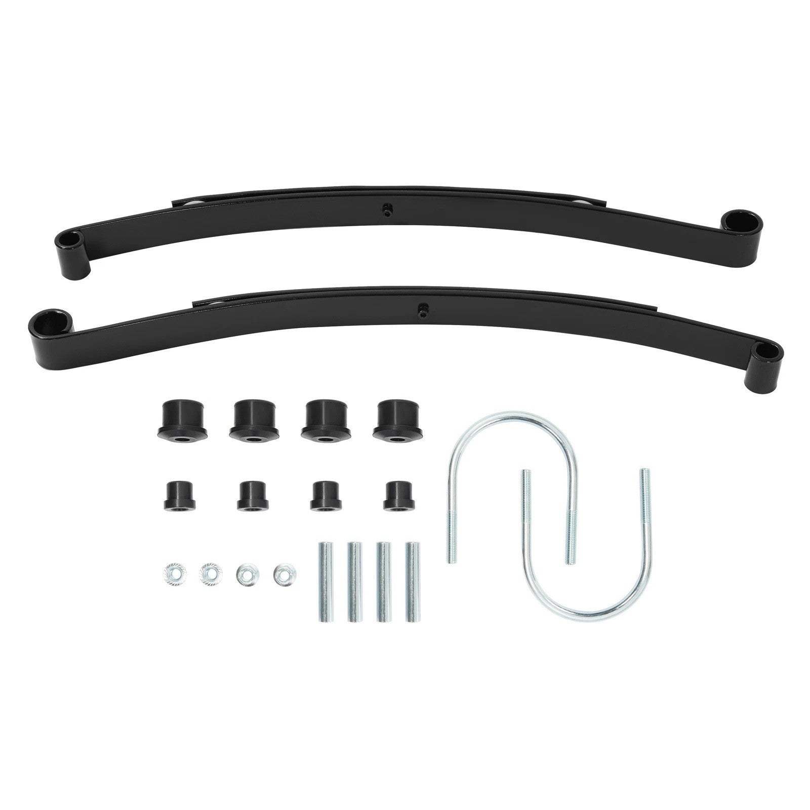 Heavy Duty Rear 2 Leaf Spring Kit with Bushing & Sleeves For EZGO RXV Golf Cart