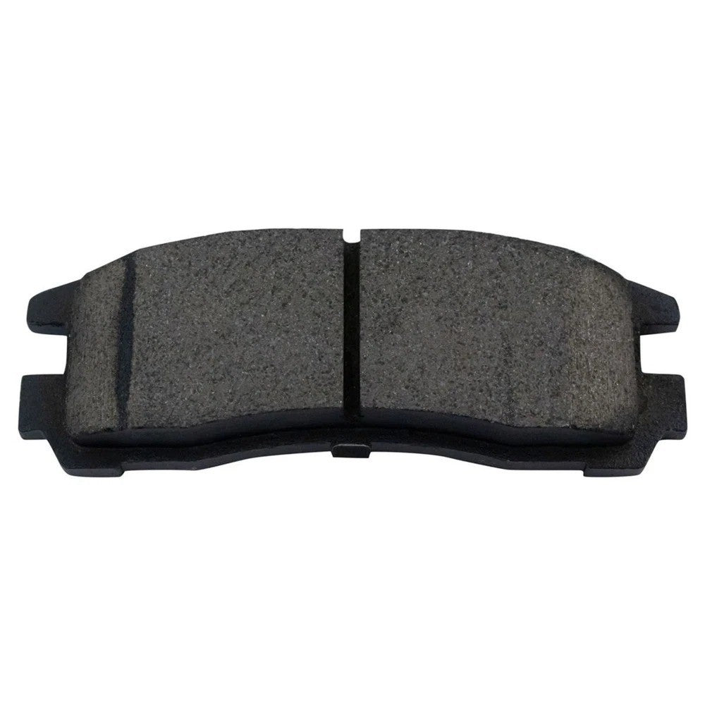 Ceramic Brake Pad & Drilled Slotted Zinc Coated Rotor Front & Rear Kit