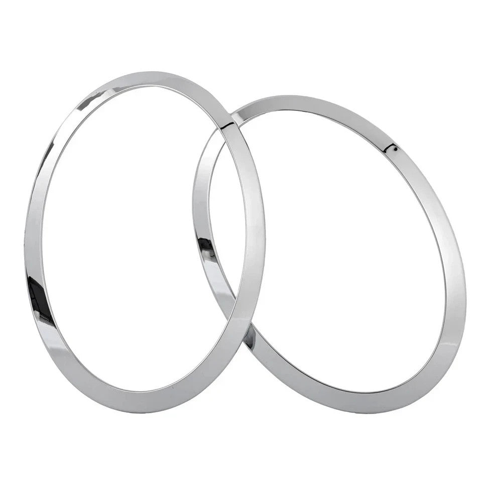 For 2014-2021 Mini Cooper S F55 F56 F57 Chrome Headlight Ring Bezel Cover Trim