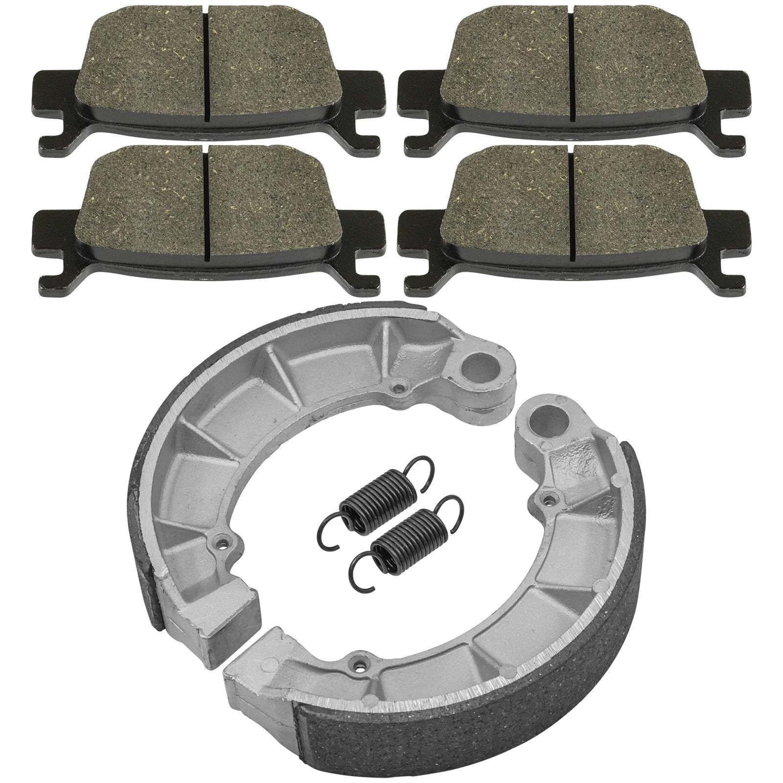 for Honda TRX500FE Fm Fourtrax Foreman 4X4 05-11 Front Rear Brake Pads Shoes