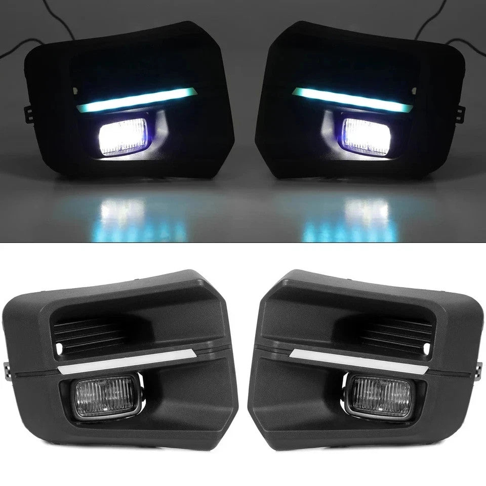 For Toyota Tacoma 2016-2022 2023 LED Fog Lights Front Bumper Lamp Rigid Style