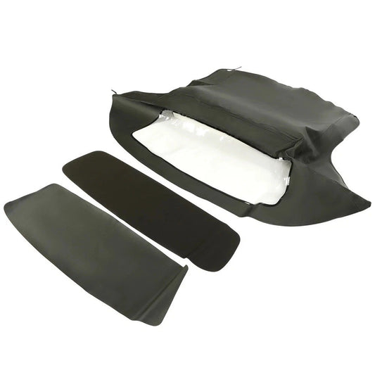 Convertible Soft Top Replacement & Plastic window Black & Clear For 96-02 BMW Z3