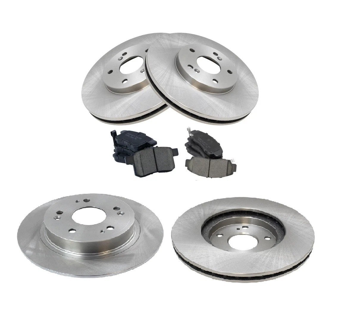 Front & Rear Premium Posi Ceramic Disc Brake Pad & Rotor Kit for TSX Accord