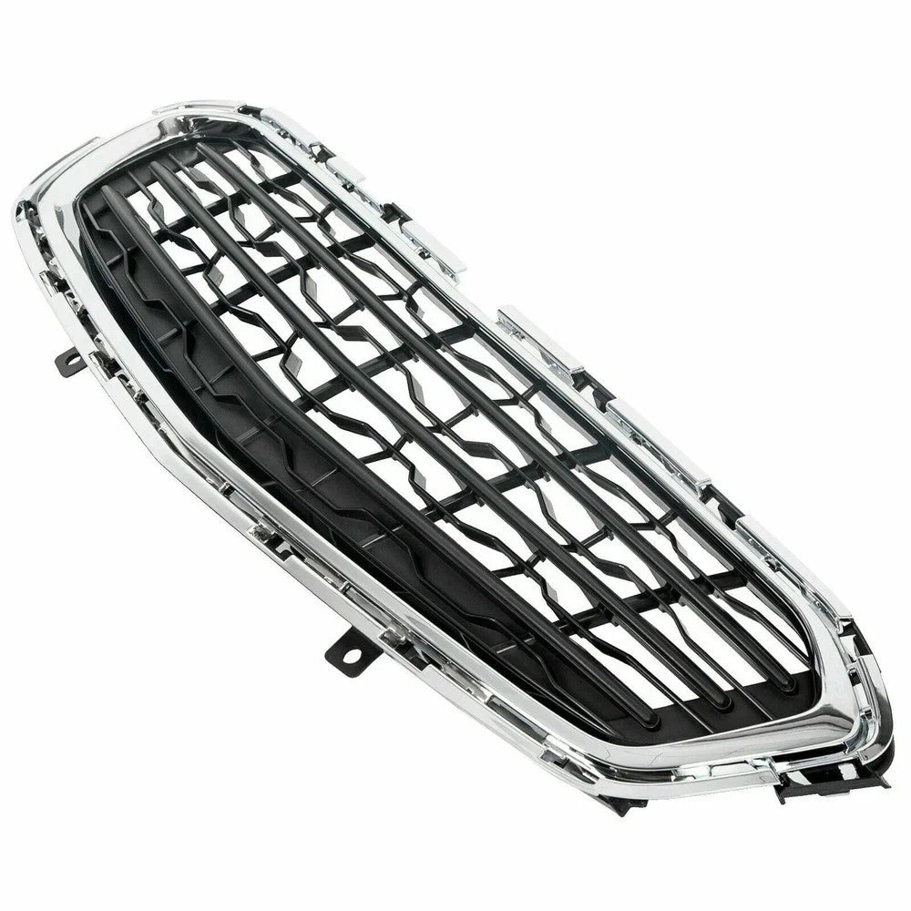 For 2015 Chevrolet Chevy Cruze Black Front Lower Grille Assembly Chrome Molding