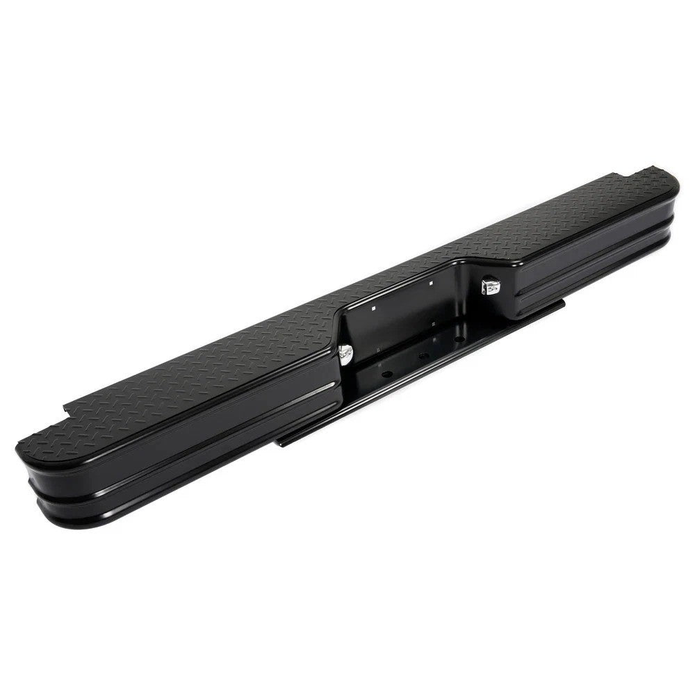 Black Steel Diamondstep Universal Rear Step Bumper Assembly For Silverado 1500