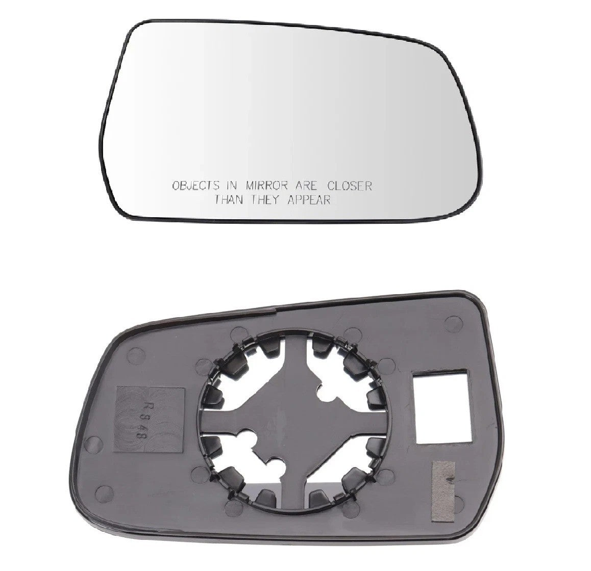 Power Mirror Glass w/ Mounting Bracket Passenger RH for Equinox Terrain
