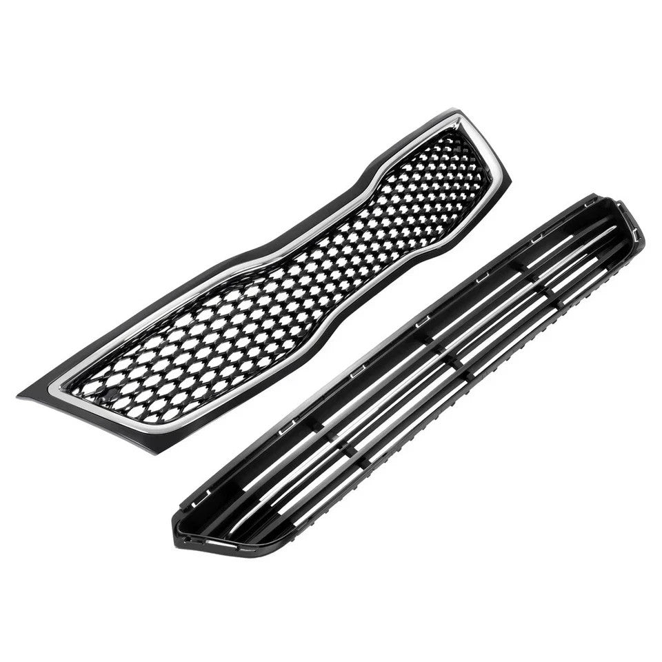 2Pcs Set Of Front Upper & Lower Bumper Grille Grill For Kia Optima 2014 2015